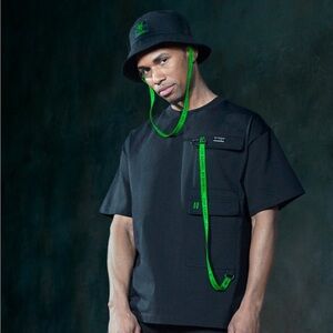 Razer Black Tee with Neon Green Details